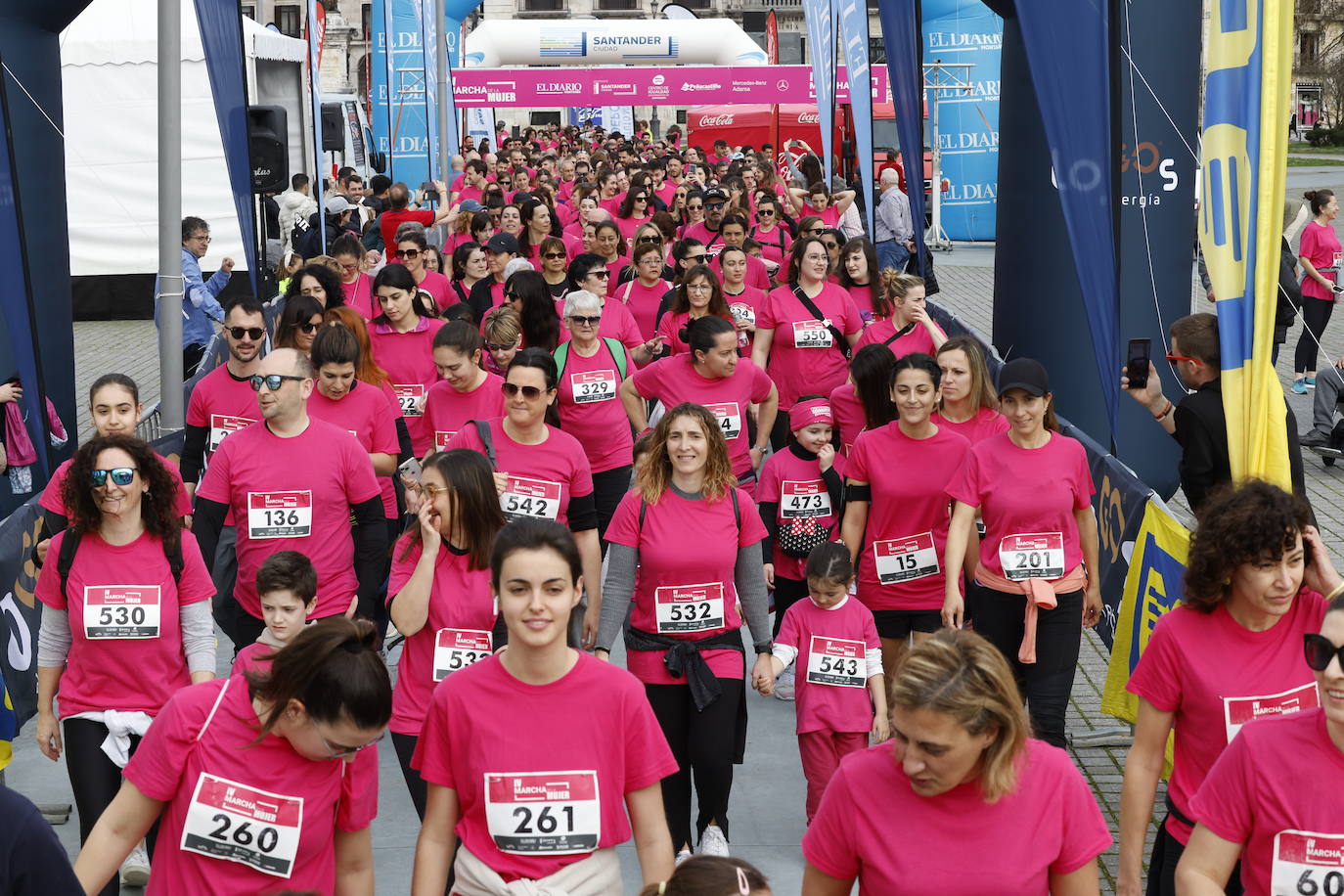 La mañana fue perfecta para una marcha de atletismo.