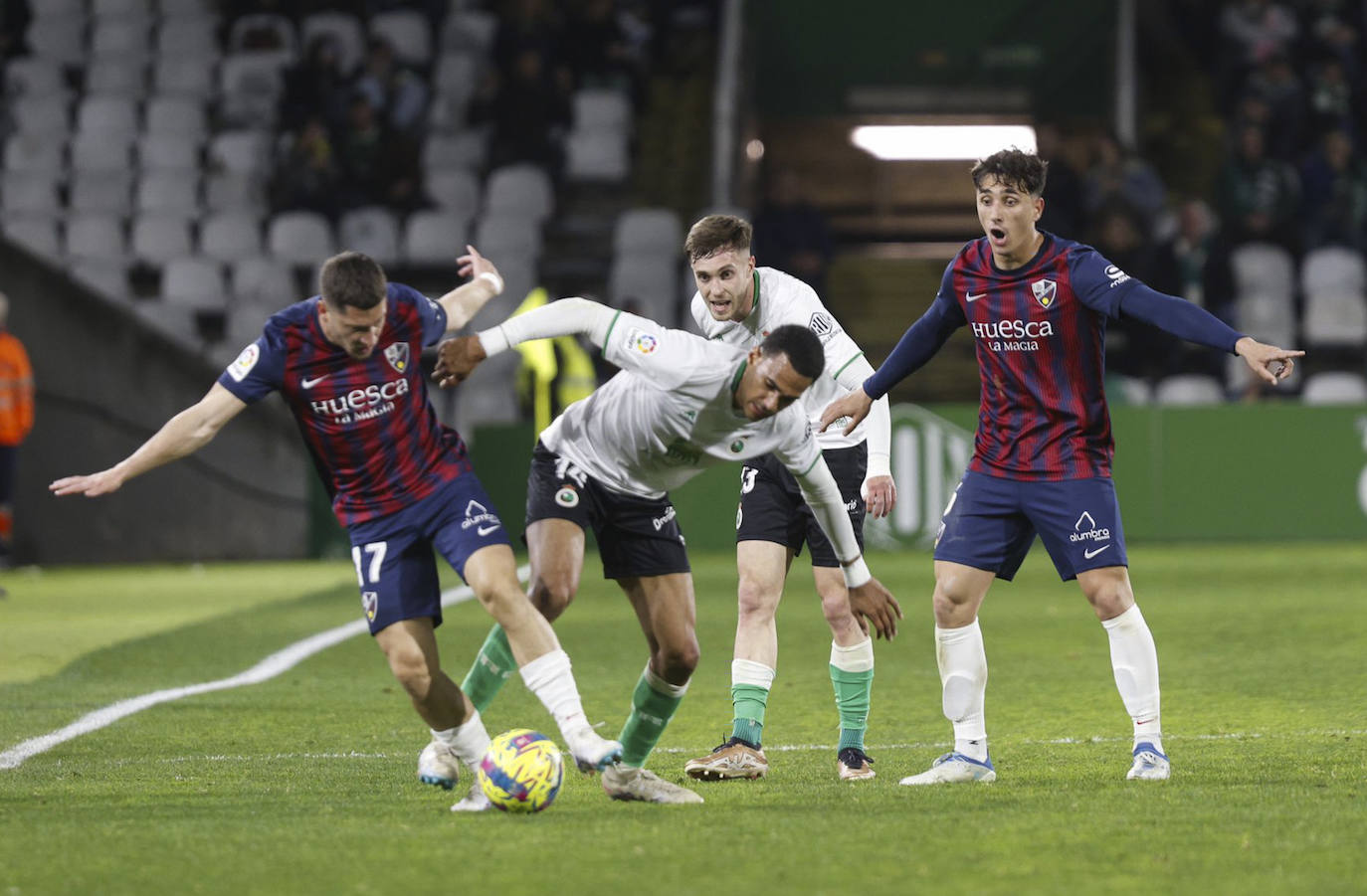 El Racing-Huesca, en imágenes