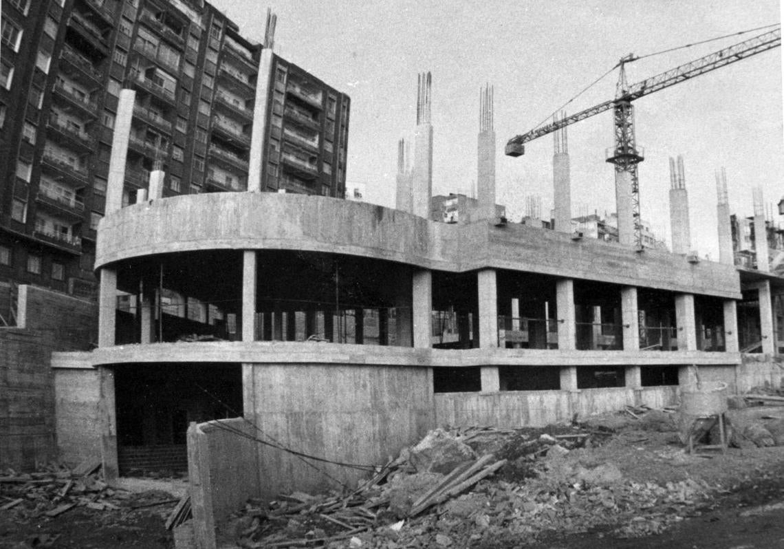 Imagen - Obras de construcción de la Escuela de Náutica.