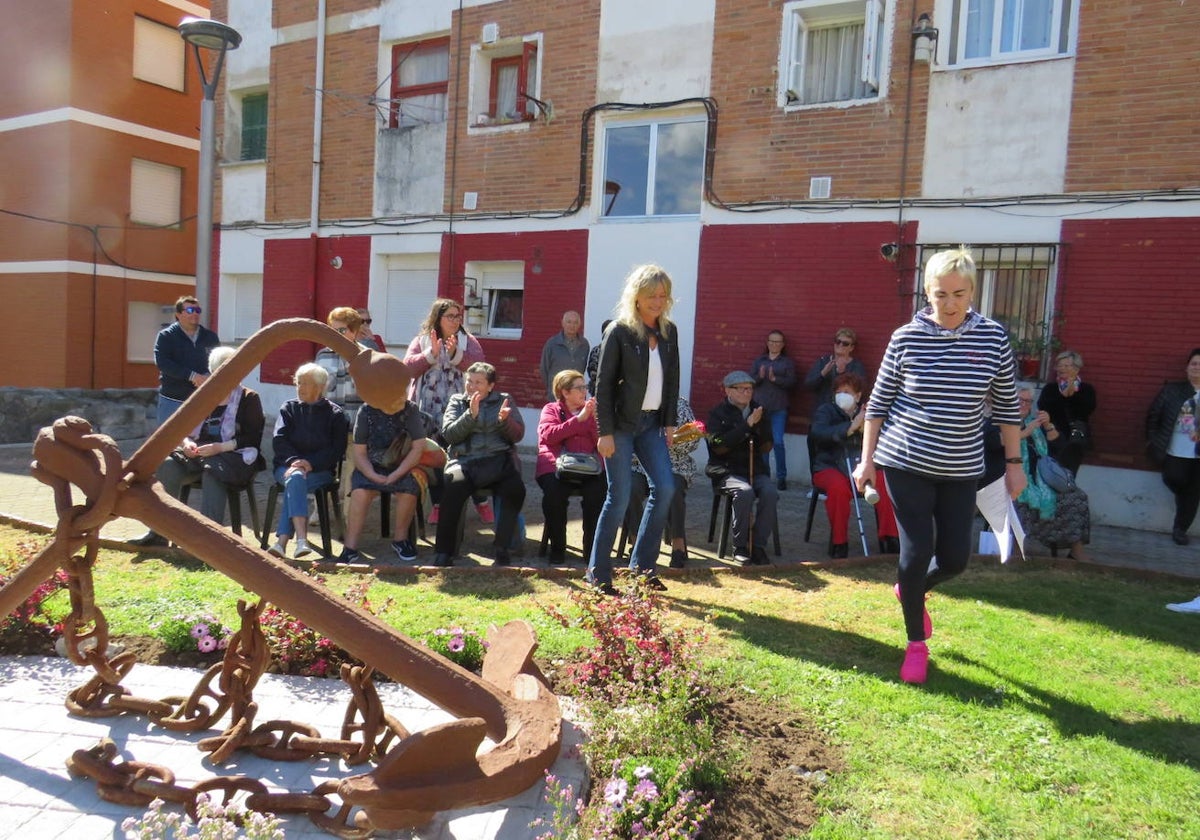 El ancla es el símbolo del Barrio de los Marineros.