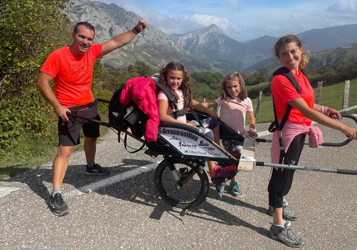 SuperLu y su familia realizaron recientemente el Camino Lebaniego.