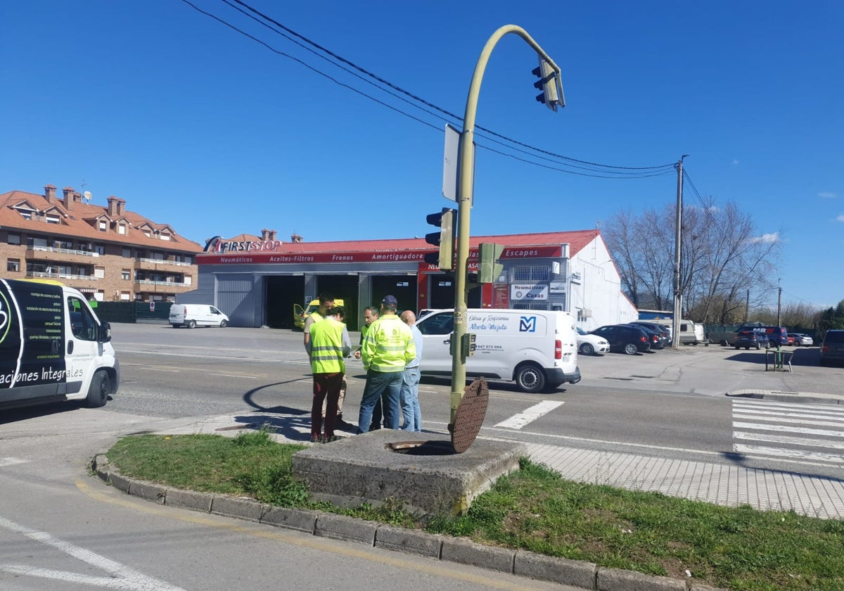 Lugar en el que se ubicará la rotonda.