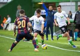 Yeray, titular por segunda vez esta temporada, ante Montiel