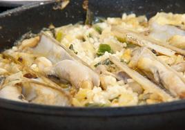 Un apetecible arroz a la pedreñera.