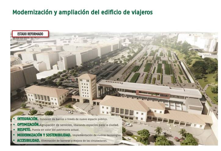 Los objetivos del proyecto son liberar espacios para la ciudad, eliminar barreras y mejorar la circulación en este zona de la ciudad.