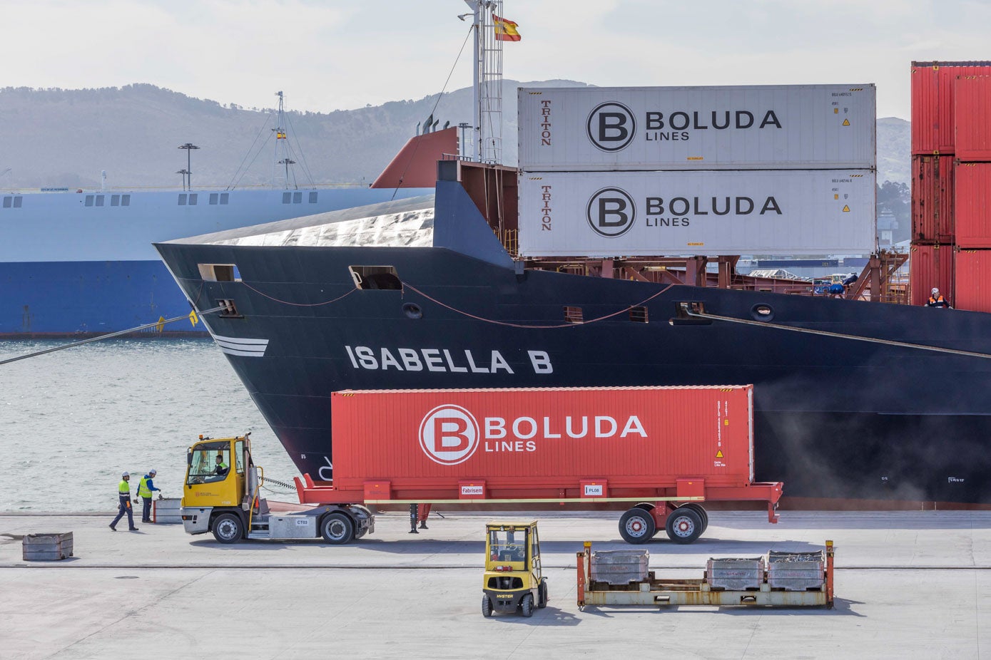 La Terminal dispone de un muelle de 472 metros para acoger a los buques.