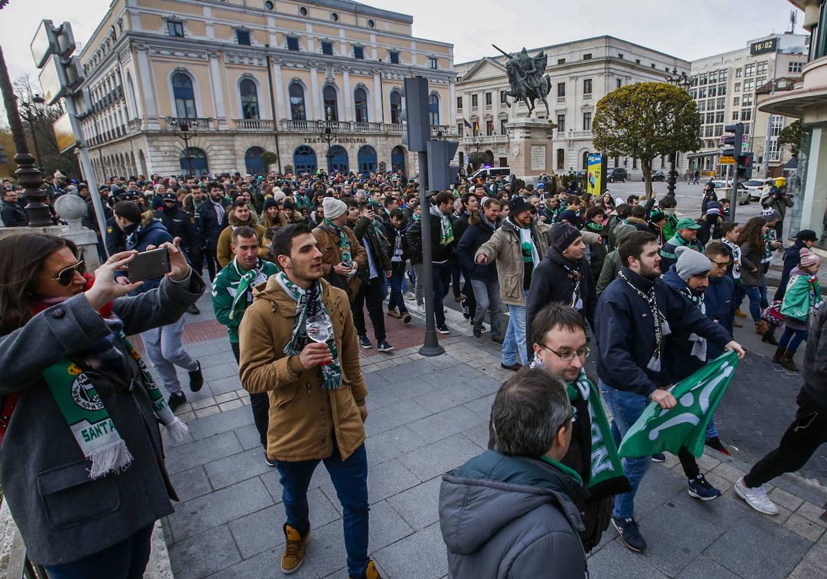 Imágenes como las del corteo de 2017 se repetirán este sábado, aunque en otra zona de la ciudad.