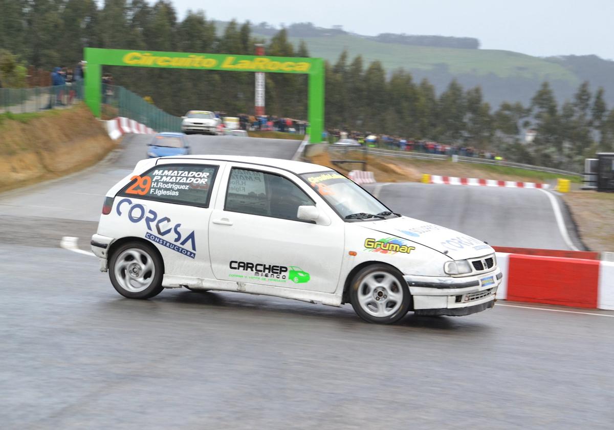 El Seat Ibiza del equipo 110 Octanos fue el mejor en La Roca.