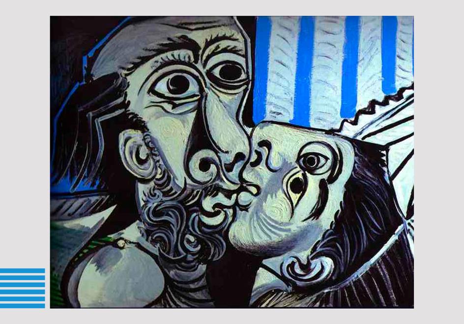 'El beso', 1969.