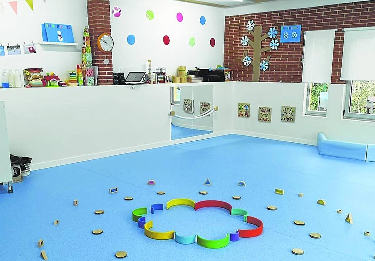 La antigua sala de psicomotricidad fue renovada y adaptada para acoger en este nuevo curso a los alumnos de un año.
