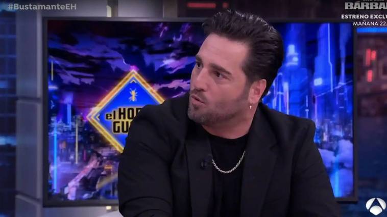 El cantante barquereño, David Bustamante, anoche en 'El Hormiguero'.