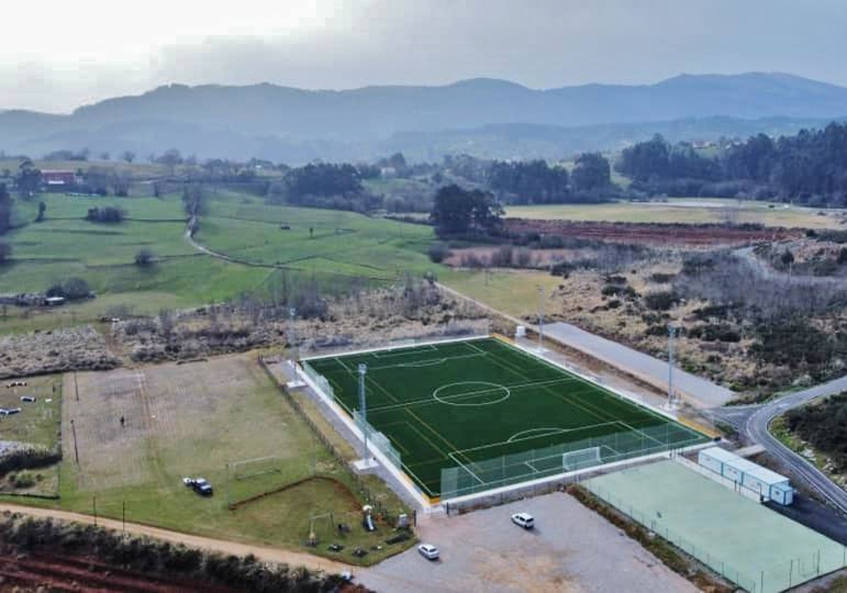 Área deportiva en Mijarojos.