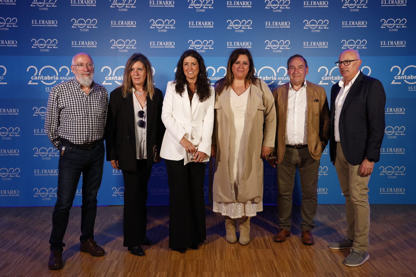 Jesús Maestegui, Carmen Fernández del Río, Ana Manrique, Vanesa Balaguer, Santiago Flor y Secundino Caso.