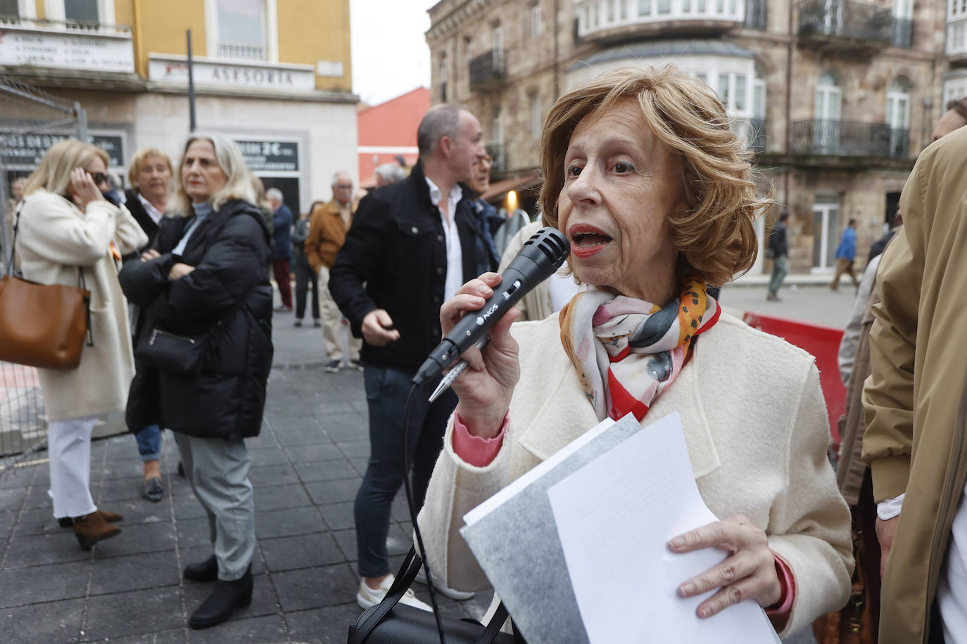 Eva Falkenthal, portavoz de los afectados.