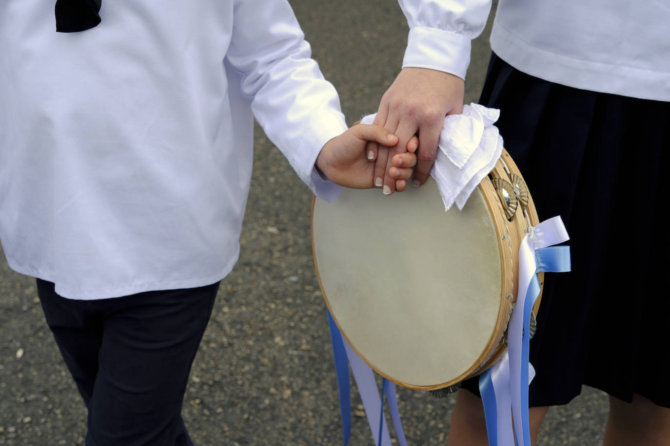 La tradicional pandereta, un elemento protagonista de La Folía.