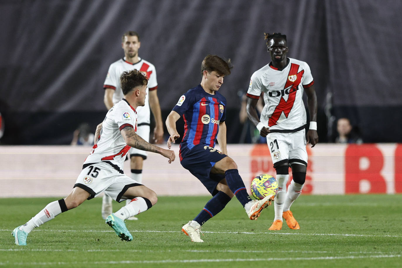 Pablo Torre, el miércoles durante el partido frente al Rayo.