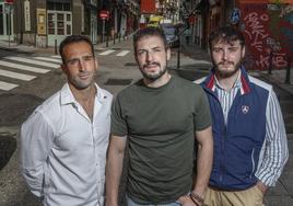 Pedro Pablo Lucas, Nacho Giner y César Fernández, hosteleros del Río de la Pila