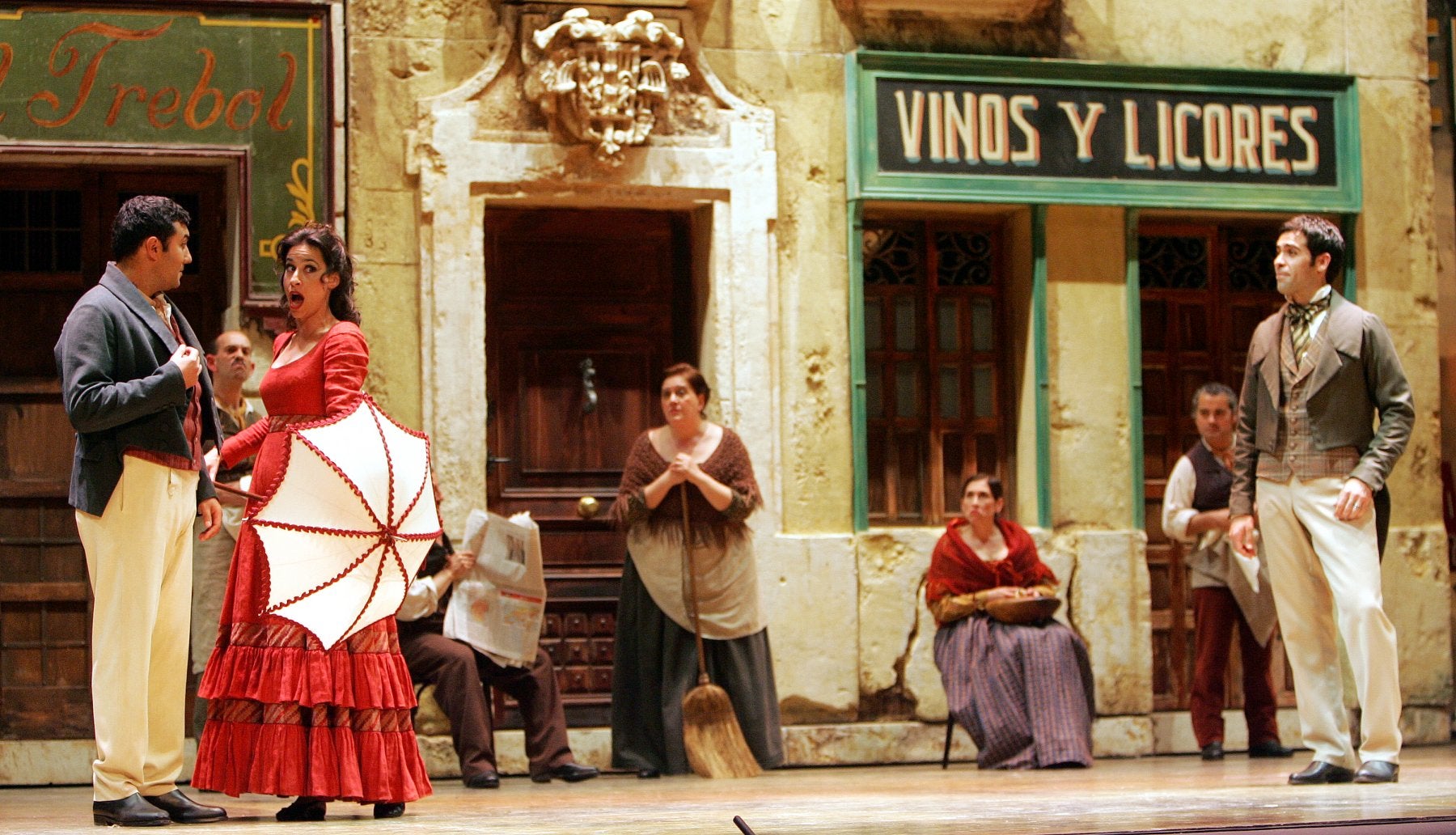 Una escena de la zarzuela que se ofrecerá en el Palacio de Festivales, como una de las apuestas por la lírica.