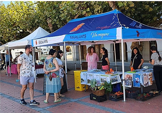 Celebración de la Feria Agroalimentaria de Escalante en una edición pasada.