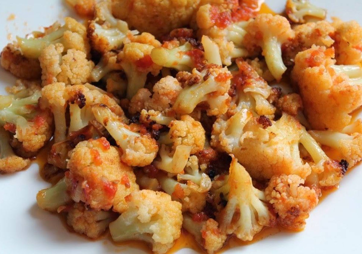 Coliflor al ajo arriero.