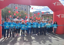 Un momento de la salida de la prueba solidaria que tuvo lugar el pasado 22 de abril.