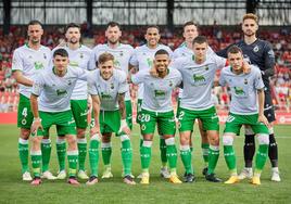 Once inicial del Racing en Anduva