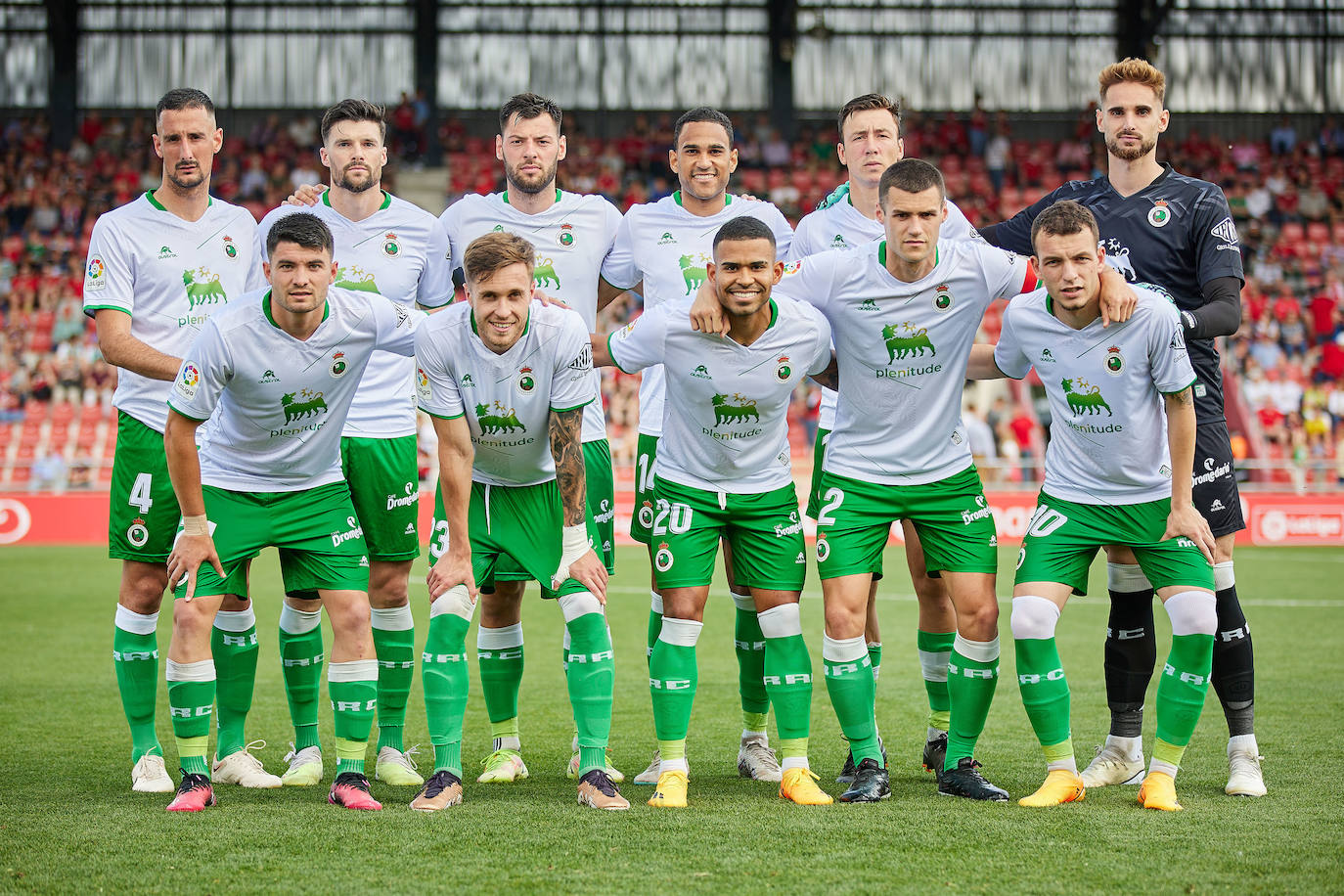 Once inicial del Racing en Anduva.