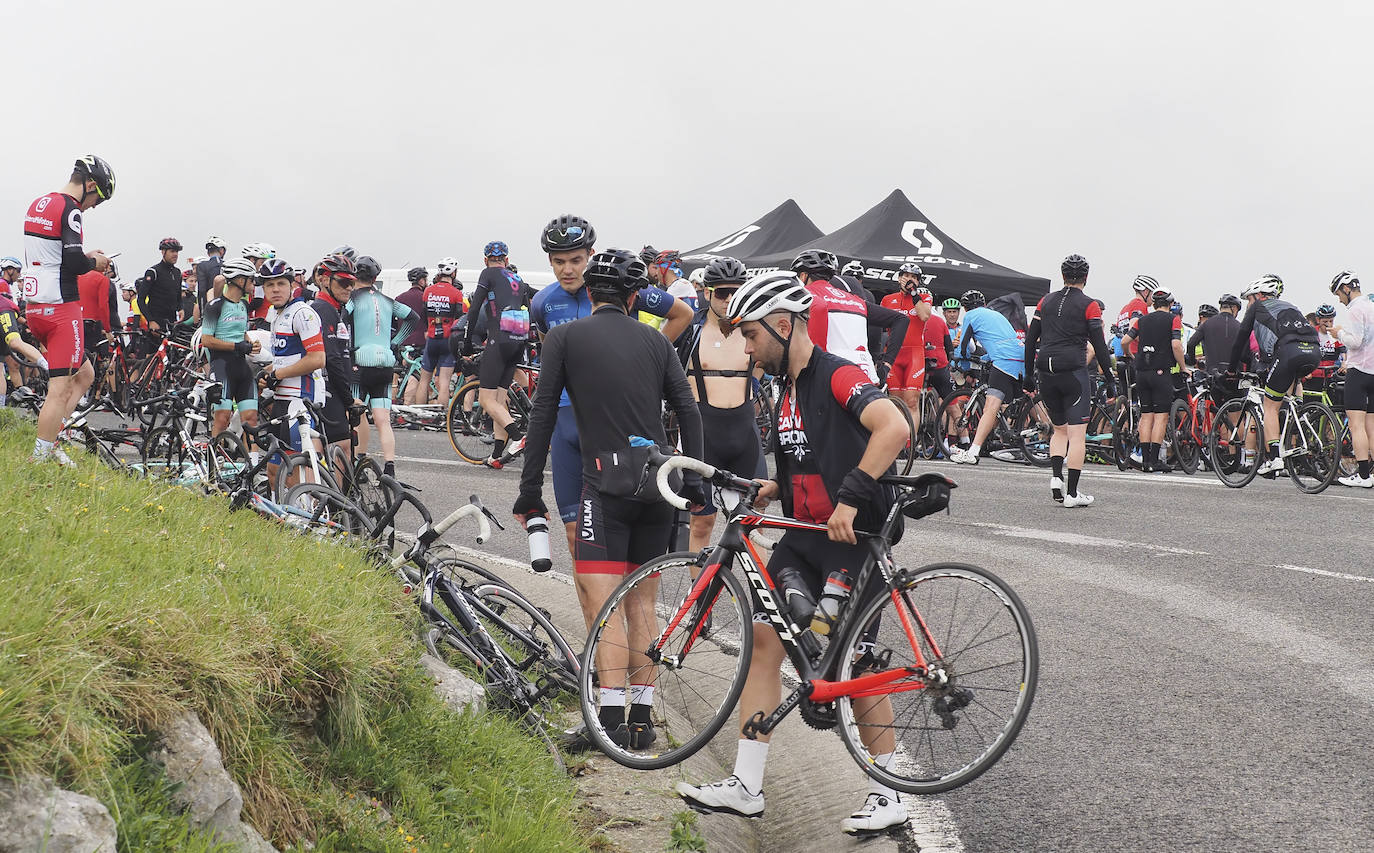 Uno de los momentos previstos en la marcha para reagruparse y recuperar fuerzas.