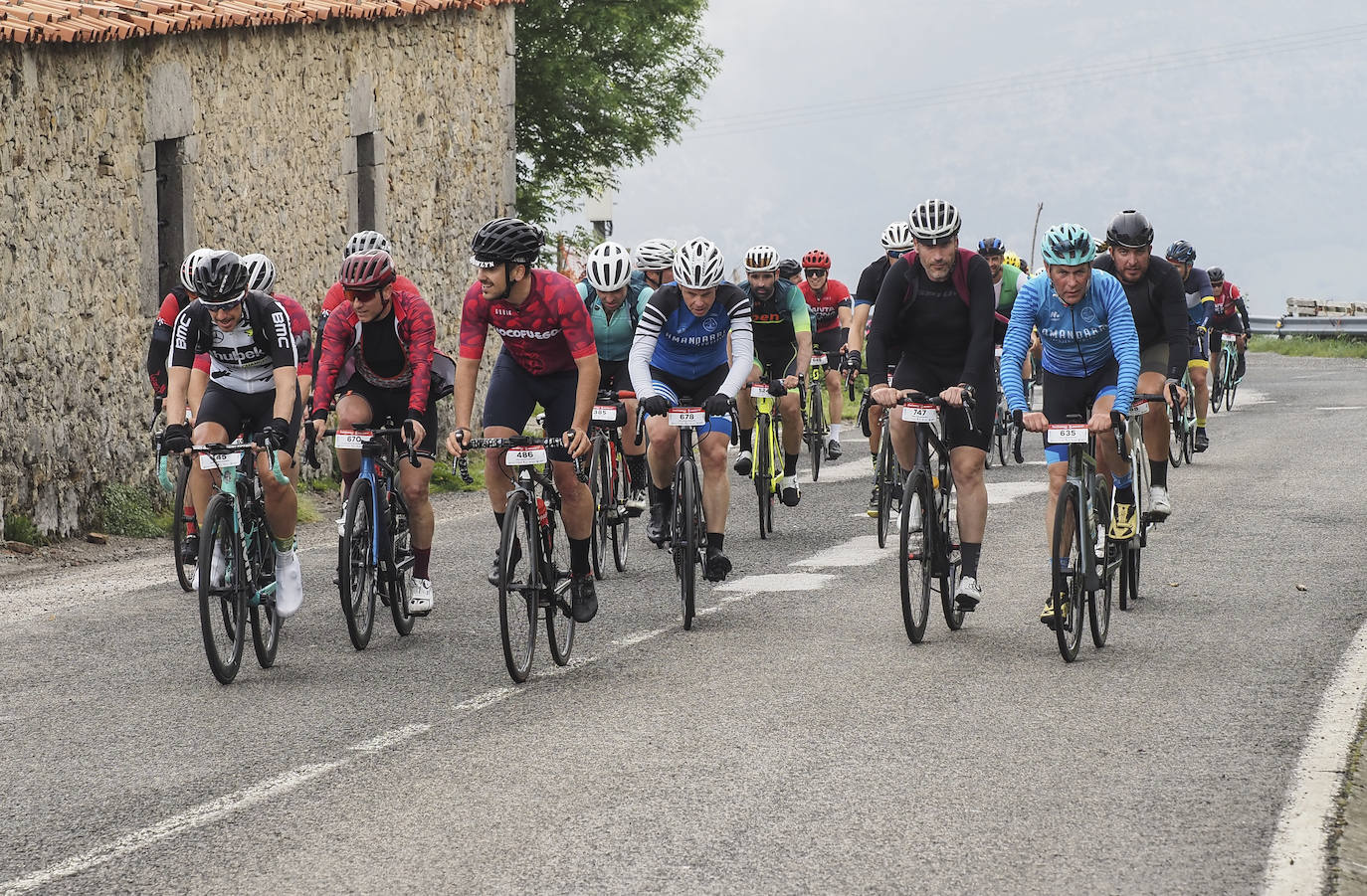 Las subidas se prestaron también a un poco de charla.