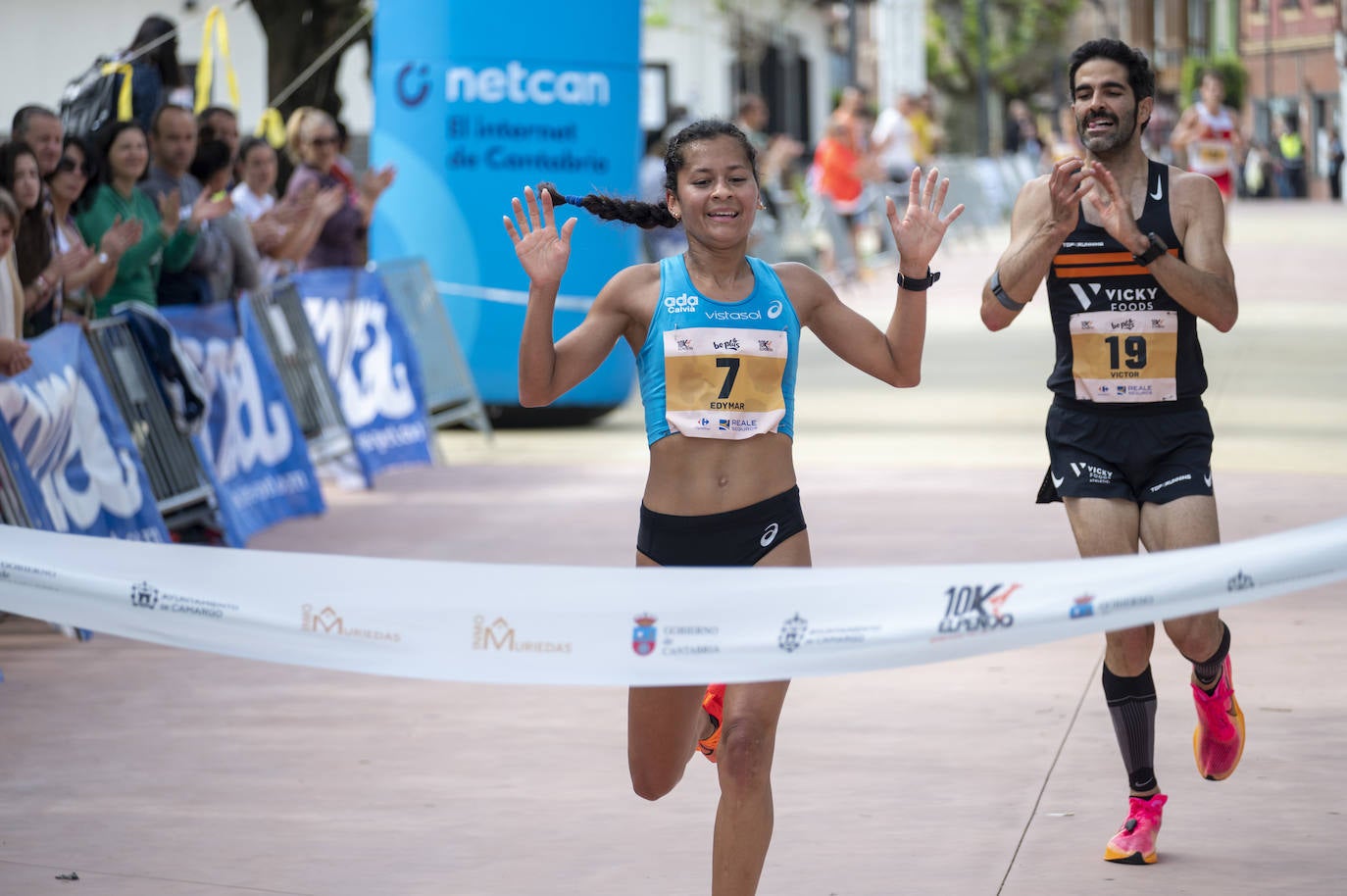 Edymar Brea, ganadora femenina.