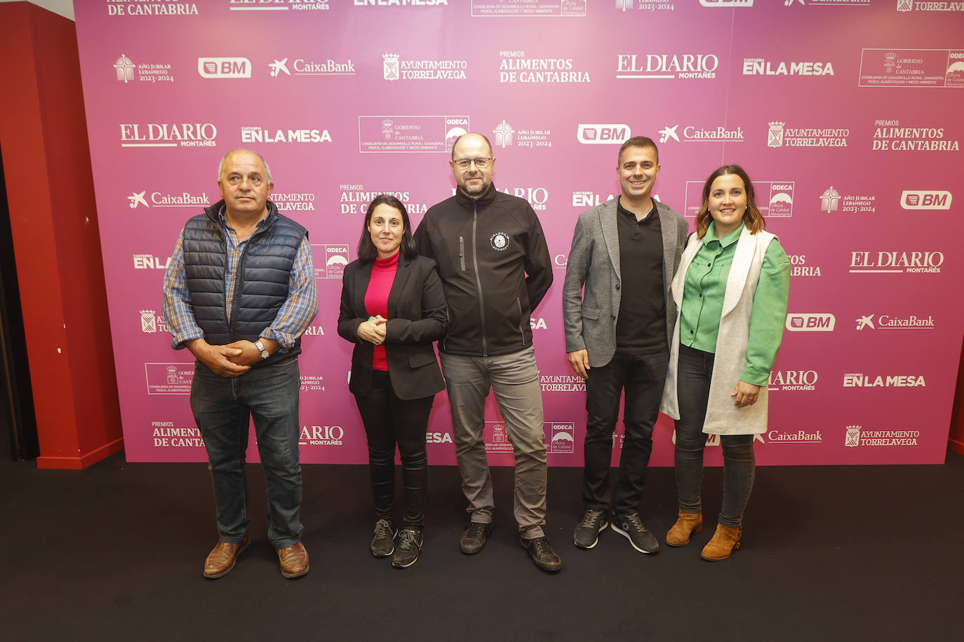 David Saiz, Estela Fernández, Eulogio Fernández, David Fernández y Cristina Saez.