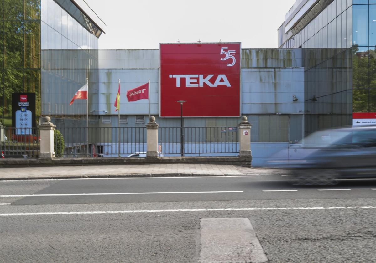 Fábrica de Teka en Santander, en la localidad de Cajo, donde se negocia un ERTE por un año.