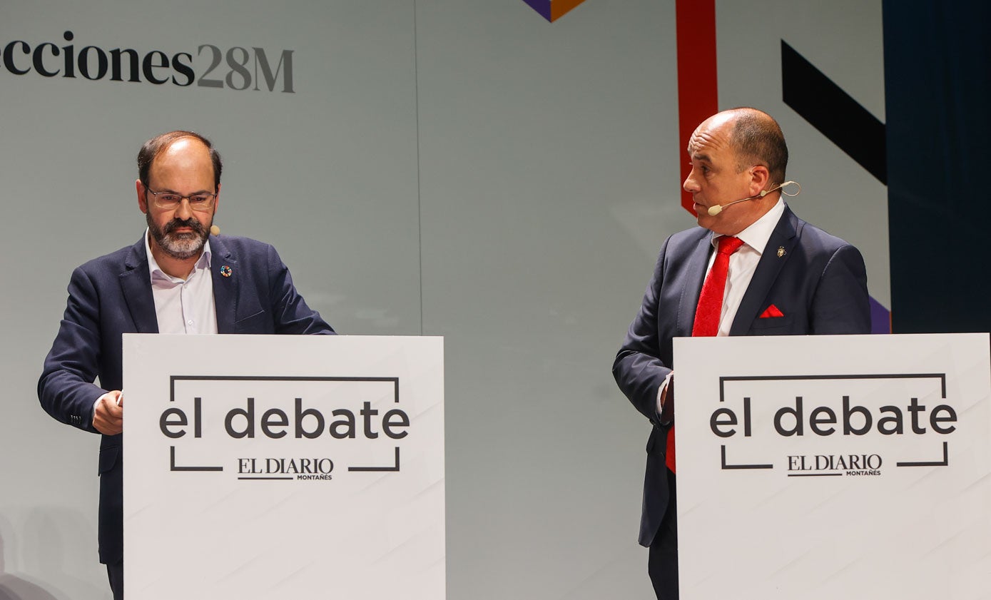 Los candidatos de PSOE y Cs tuvieron varios encontronazos.