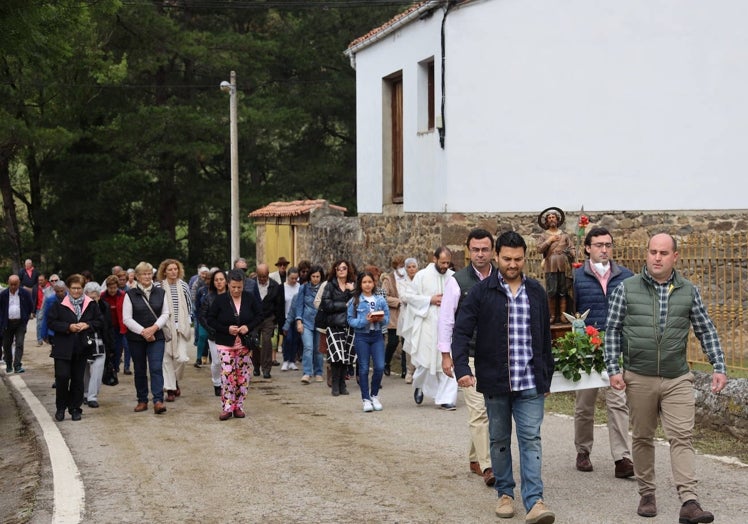 Procesión religiosa del santo.