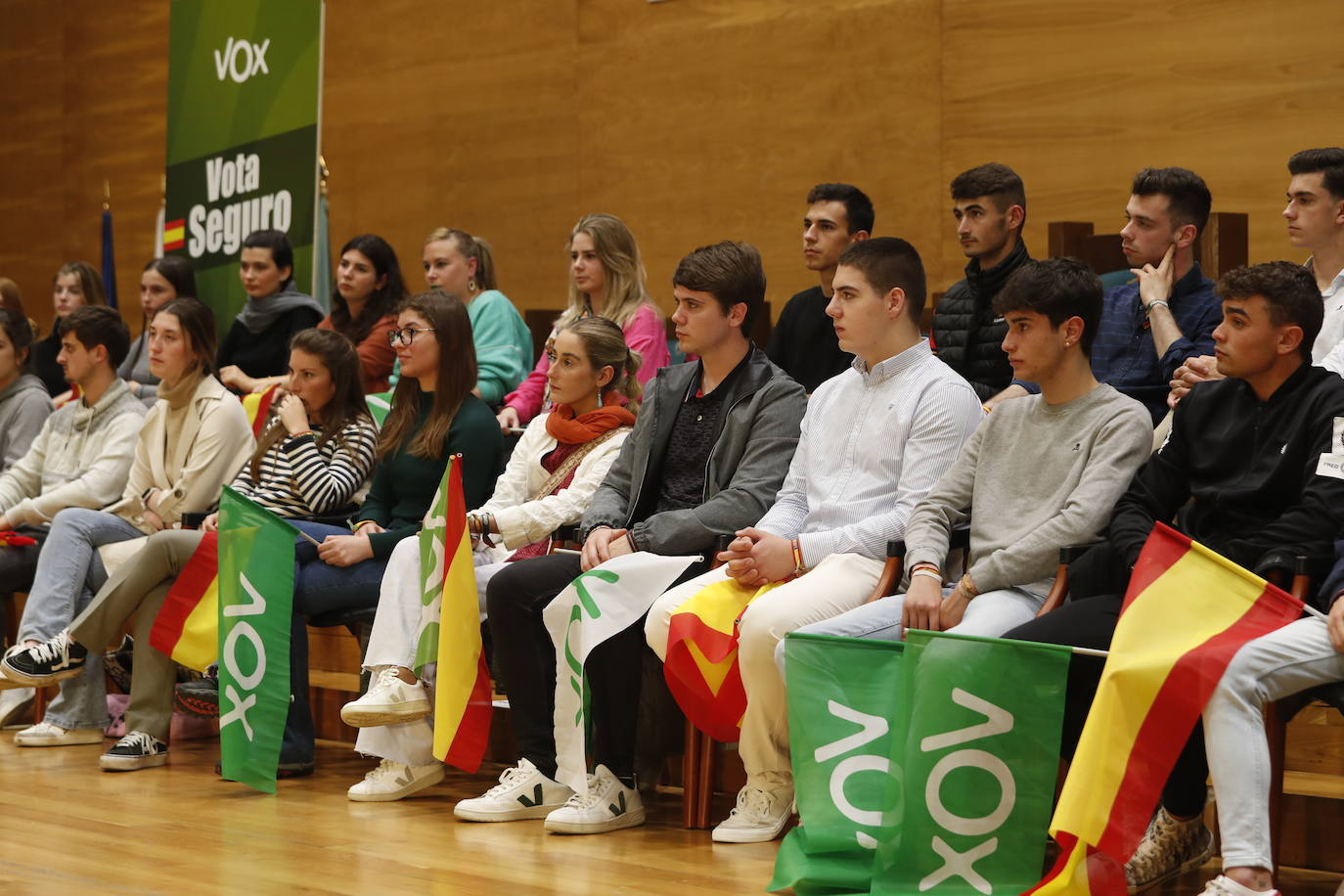 'Vota Seguro', el lema que marcó la convocatoria en Santander