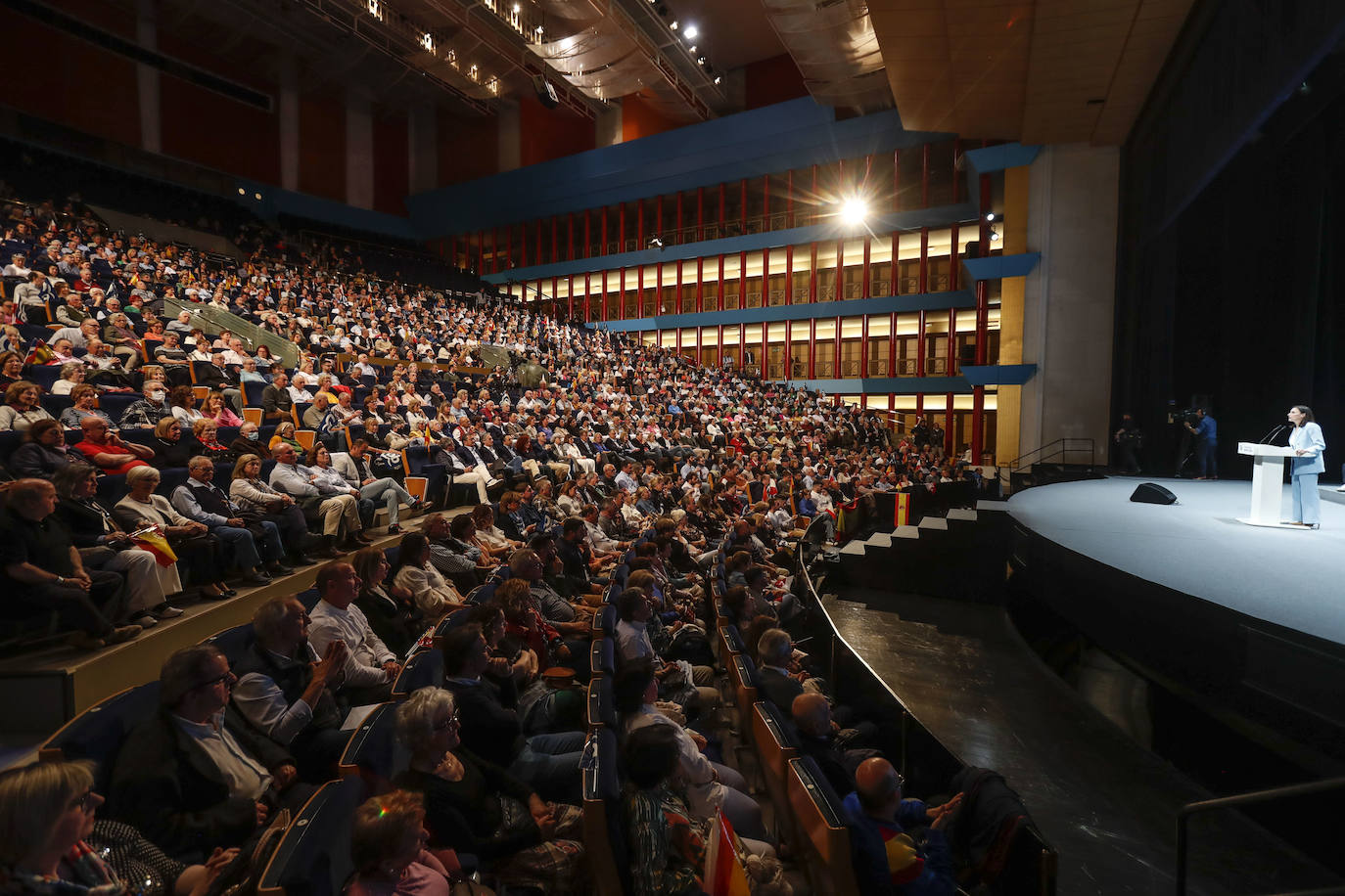 La Sala Argenta del Palacio de Festivales mostró una buena entrada