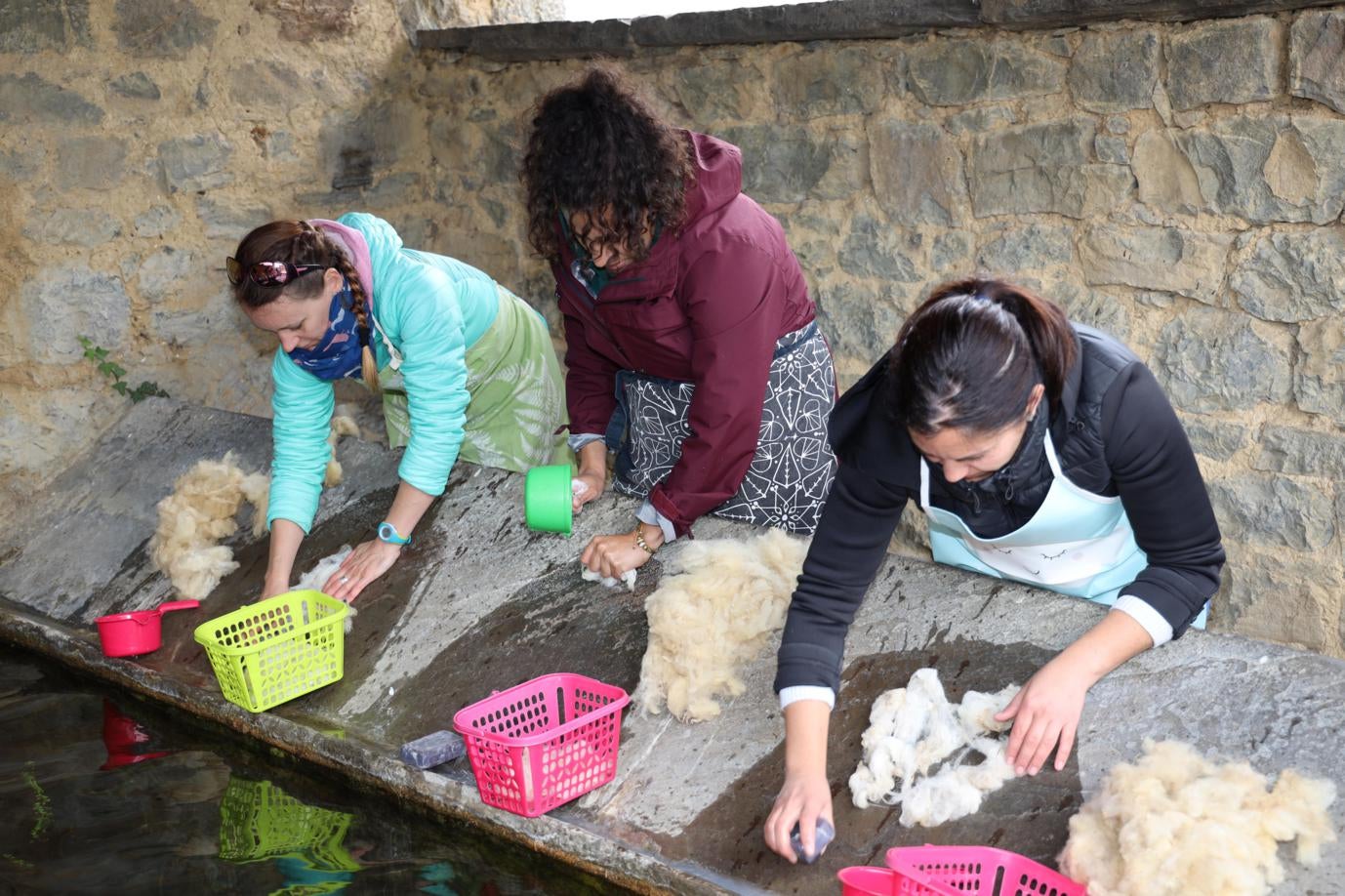 Julia Moboma, Sandra García, Seila Pablos y María Soler