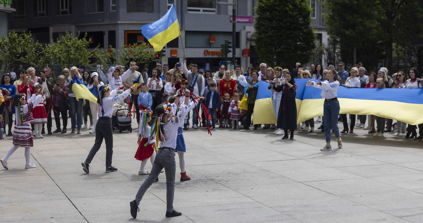 Santander marcha contra la guerra de Ucrania