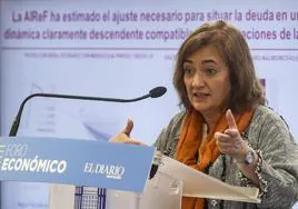 Cristina Herrero, presidenta de la Autoridad Independiente de Responsabilidad Fiscal.