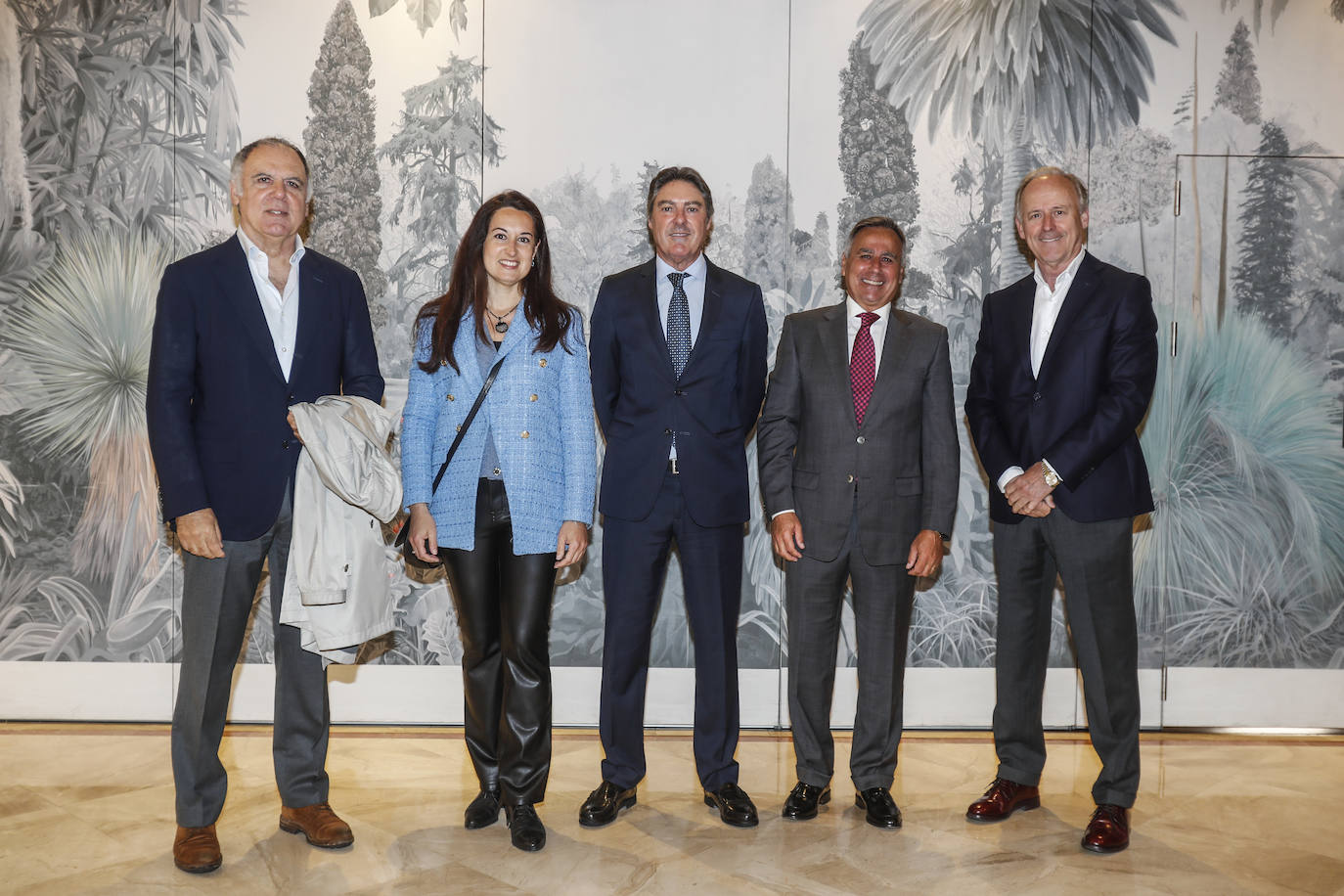 Lorenzo Vidal de la Peña, Elena Iglesias, Ignacio Martínez Zamacola, Eugenio de Juana y Vicente Alciturri.