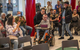 Pablo Echenique, en Santander.