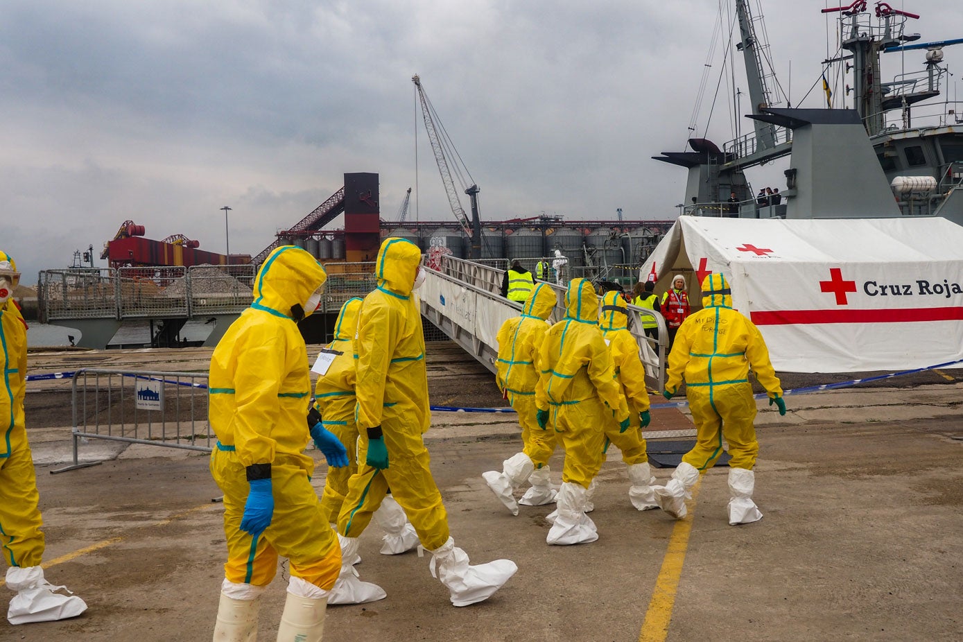 Los trajes EPIs fueron fundamentales para la emergencia sanitaria. 