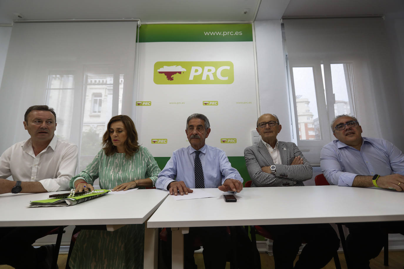 Guillermo Blanco, Paula Fernández, Miguel Ángel Revilla, Javier López Marcano y Pedro Hernándo