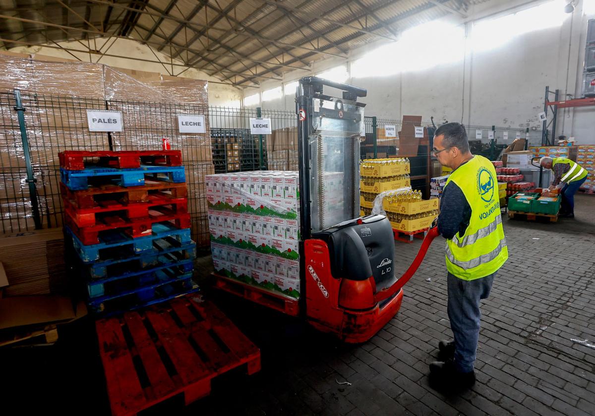 El Banco de Alimentos de Torrelavega, en imágenes