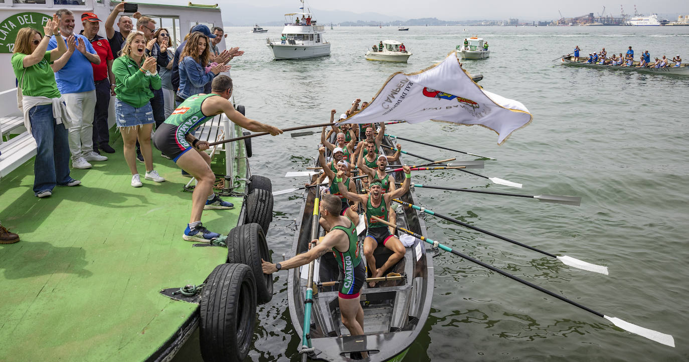 Camargo, con la Bandera Sotileza.