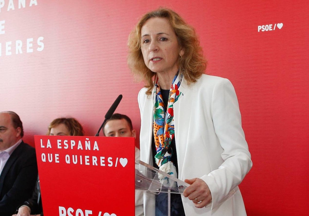 La socialista Isabel Fernández.