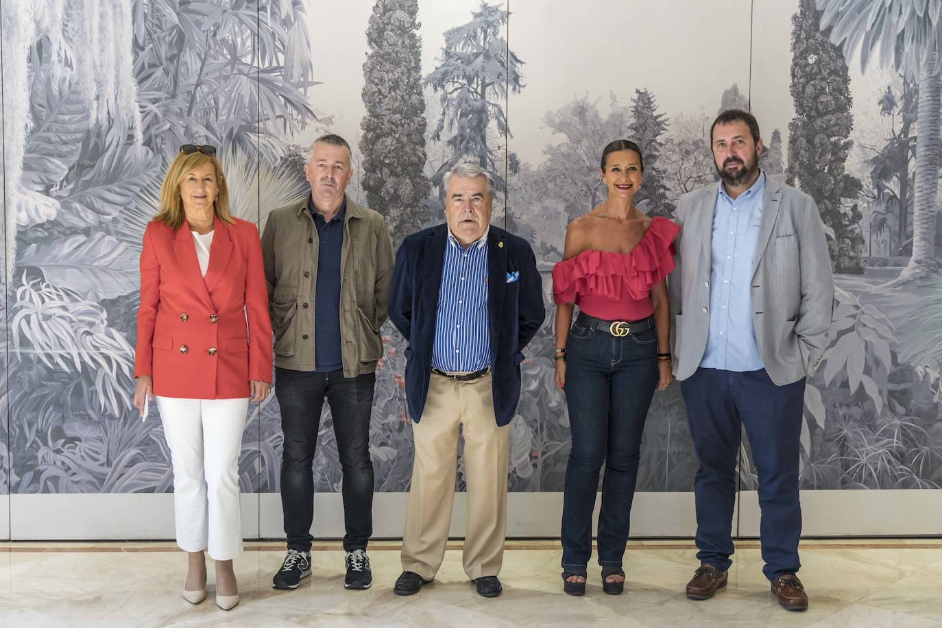 Ana Cabrero, Valentín Fernández, Víctor Bustillo, Eva Fernández Cobo y Joaquín González.