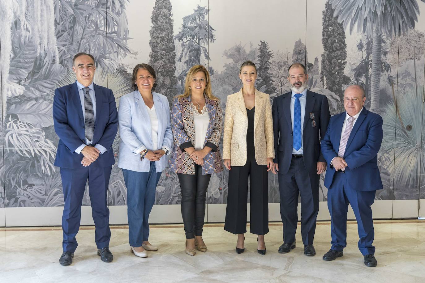 Javier Puente, Amaya Landín, Elena Castillo, Vanesa Martínez, Rubén Calderón y Jesús Ruiz.