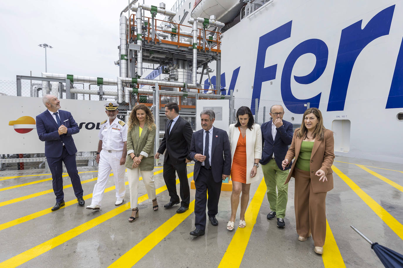 Christophe Mathieu, Ainoa Quiñones, Juan Abascal, Miguel Ángel Revilla, Gema Igual, Javier López Marcano y María José Sáenz de Buruaga