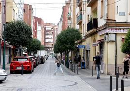 Confluencia entre las calles Juan XXIII y Bonifacio del Castillo, en el barrio de La Inmobiliaria, donde ocurrieron los hechos